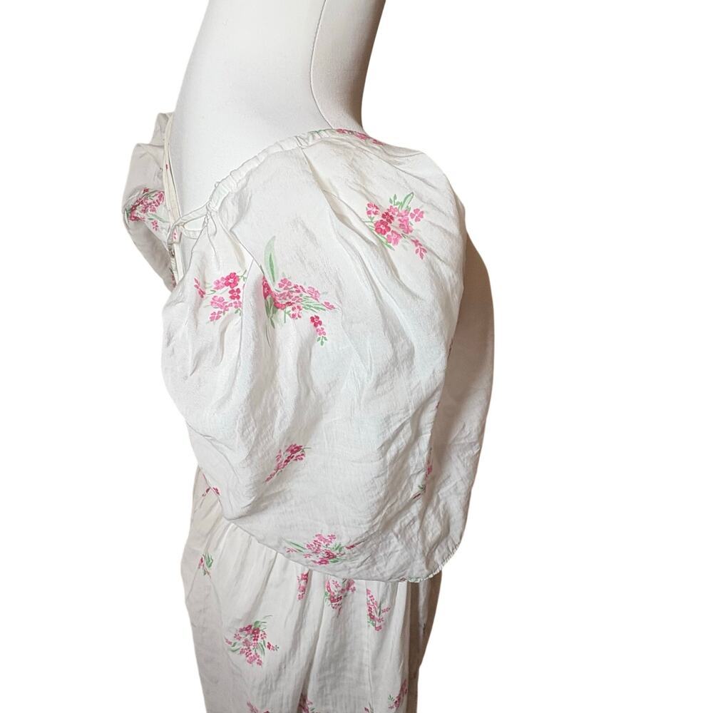 H&M Cottagecore Floral Milkmaid Dress M 🌸​ - Picture 3 of 12